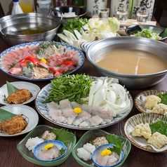 魚問屋うおまさのコース写真