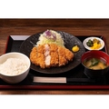 料理メニュー写真&nbsp;【岩中豚】上リブロースかつ定食