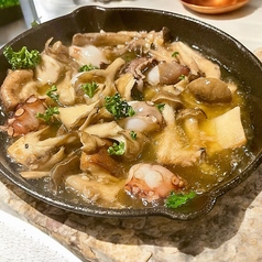 岩タコとキノコ