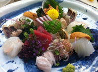 新鮮な魚介！