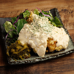 自家製高菜タルタルチキン南蛮