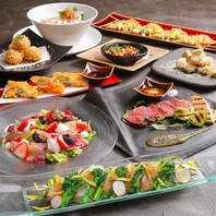 旬の味覚を味わえる