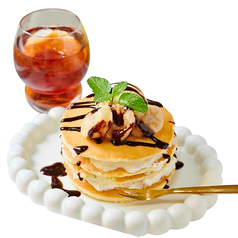 バナナキャラメルホットケーキ