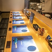 カウンター7席のお店です。