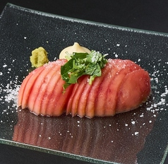 釜炊き塩で食べる新鮮トマト