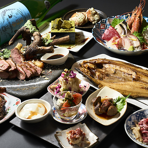 酒の肴にぴったりな一工夫を凝らした創作和食と厳選した地酒