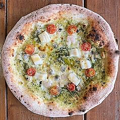 シーフードジェノベーゼピッツア