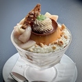 料理メニュー写真&nbsp;白桃のプリンアラモード