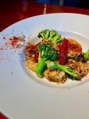 海老とブロッコリーのアーリオ・オーリオ