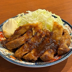 銘柄豚JAPANX肩ロース オニオンソースの豚テキ