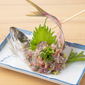 料理メニュー写真 鯵 姿造り