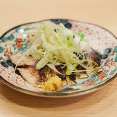 炙り〆鯖薬味まみれ