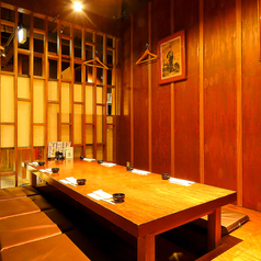 ゆったり堀こたつ席。鹿児島/鹿児島中央駅/中央駅/居酒屋/飲み放題/海鮮/黒豚/肉/個室/宴会