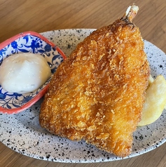 あじフライのフィッシュ&チップス
