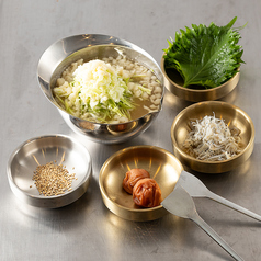 梅しそしらすもんじゃ