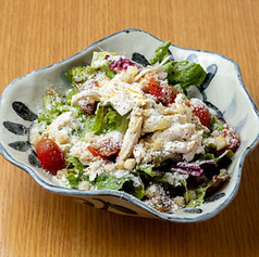 蒸し鶏のシーザーサラダ