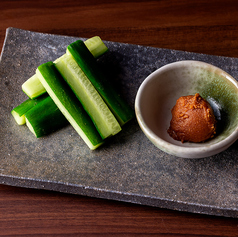 たたき胡瓜辛味噌