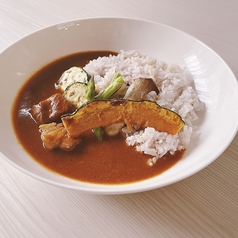 欧風カレー　グリル野菜のせ