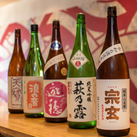 店主が酒蔵まで行って厳選した、至高の日本酒。