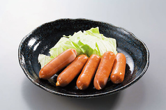 ソーセージ鉄板焼