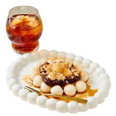 黒蜜のお月見団子