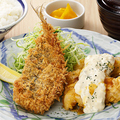 料理メニュー写真&nbsp;アジフライとチキン南蛮定食