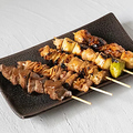料理メニュー写真&nbsp;焼き鳥5種盛り合わせ