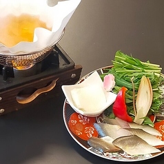 鮎出汁しゃぶ小鍋