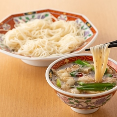 モツニラつけ素麺