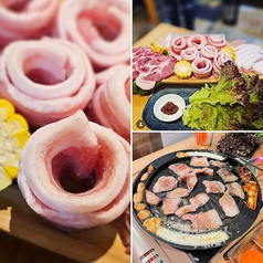 大人気のサムギョプサル食べ放題♪