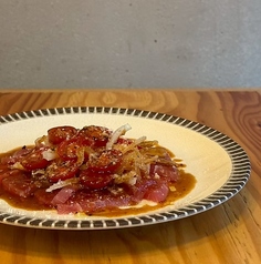 よだれマグロのカルパッチョ