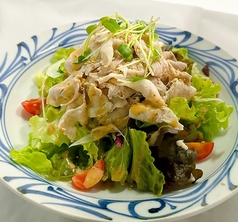 オリーブ豚のしゃぶしゃぶサラダ