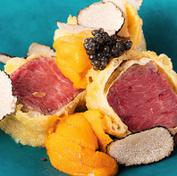 厳選の高級食材に和の技を纏わせて