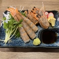 料理メニュー写真&nbsp;天使のエビ刺身 3尾