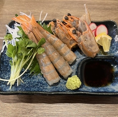 天使のエビ刺身 3尾