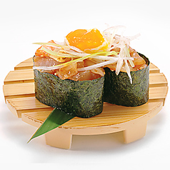 海鮮ユッケ軍艦