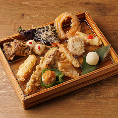 文化天ぷら盛り合わせ12種