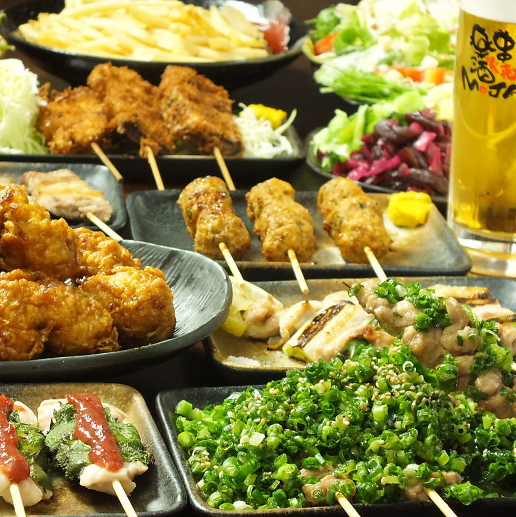 充実したメニューはどれも大好評です！唐揚げや串カツ、ほかもリーズナブルなお値段でご提供します♪