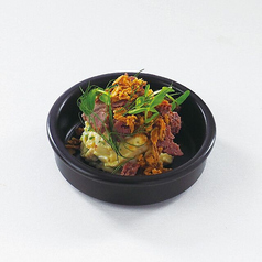 自家製コンビーフと燻製ポテトサラダ