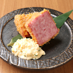 厚切り雲仙ハムのハムカツ　～自家製タルタル～