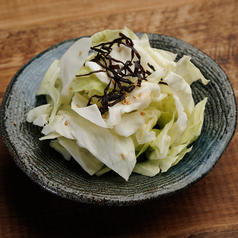 塩昆布キャベツ