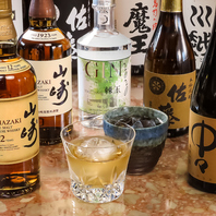 【日本酒以外のドリンクメニューも豊富にご用意】
