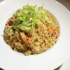 鮭とレタスのチャーハン