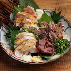 地鶏豪華4種盛り合わせ