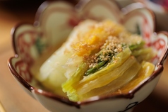 自家製白菜のおつけもの