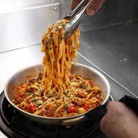 ソースからドルチェまですべて手作り。