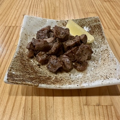 砂肝の黒胡椒炒め