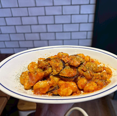 ピリ辛 茄子とベーコンのニョッキ アラビアータ