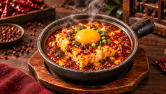月見麻婆豆腐