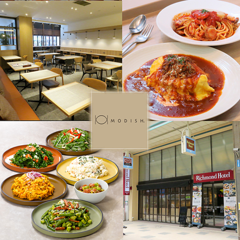 リッチモンドホテルのハーフビュッフェ付きランチ